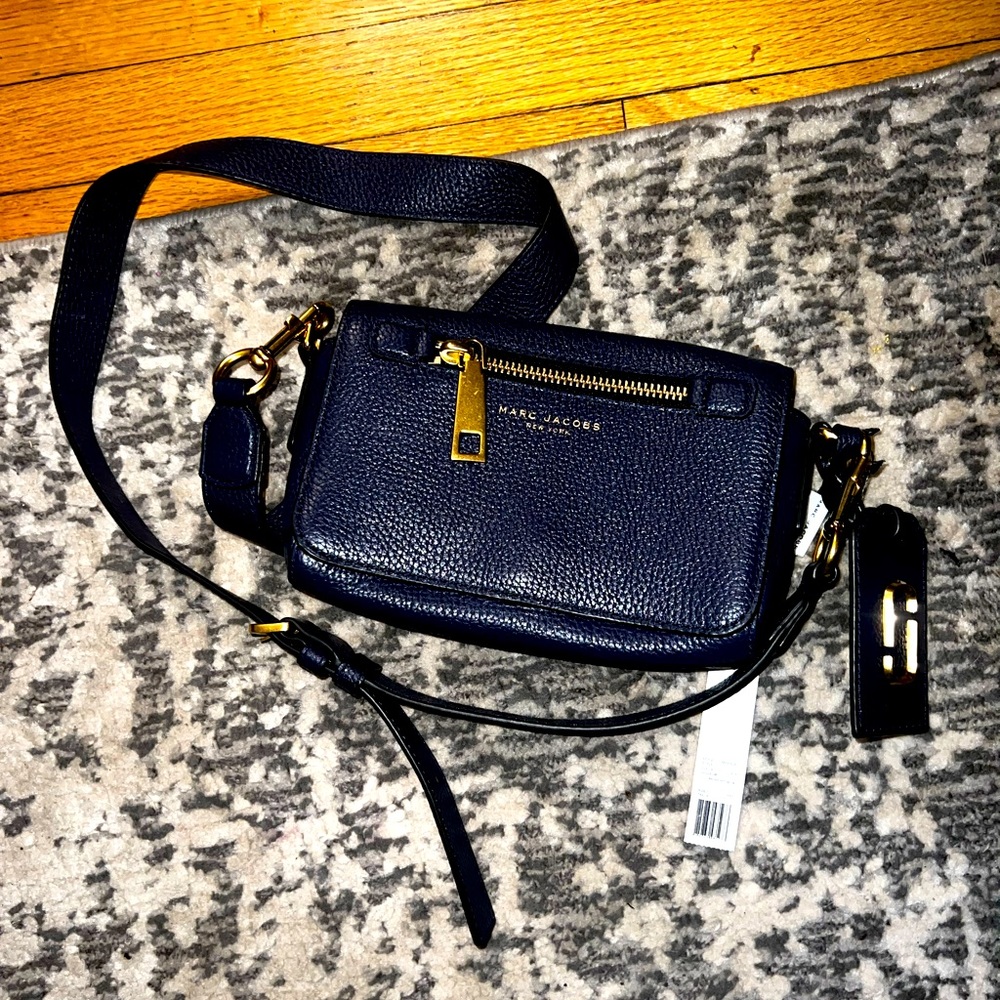 NWT Marc Jacobs midnight blue cross body bag